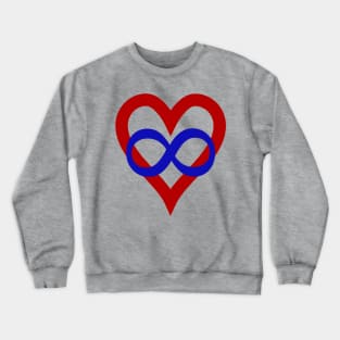 Polyamory Pride Heart Crewneck Sweatshirt